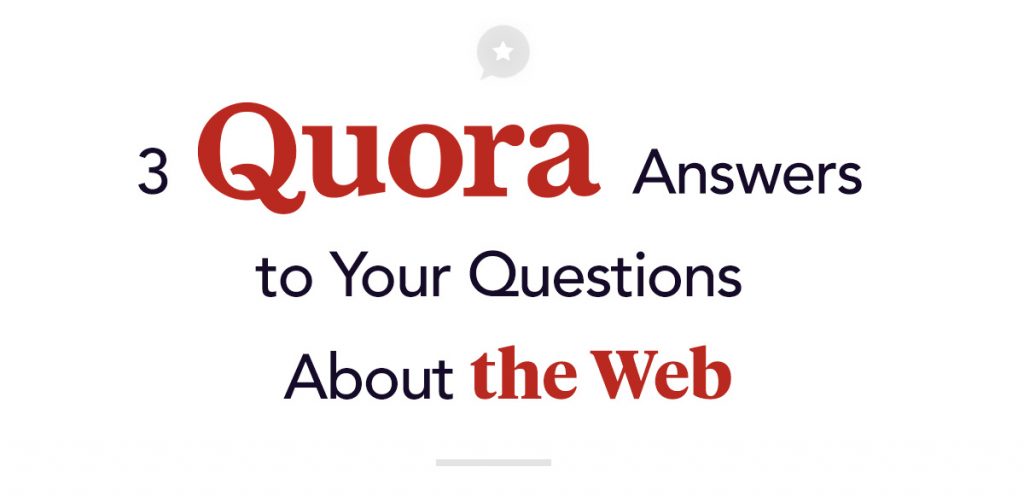 Quora Answers about Web Terms